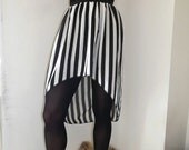 Stripy mohawk/half and half skirt, ethical fashion.