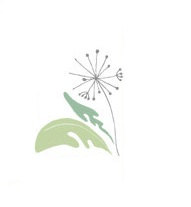 OOAK Custom Etsy Shop Banner and Avatar Set - White and Green Dandelion - SweetnSimpleBanners