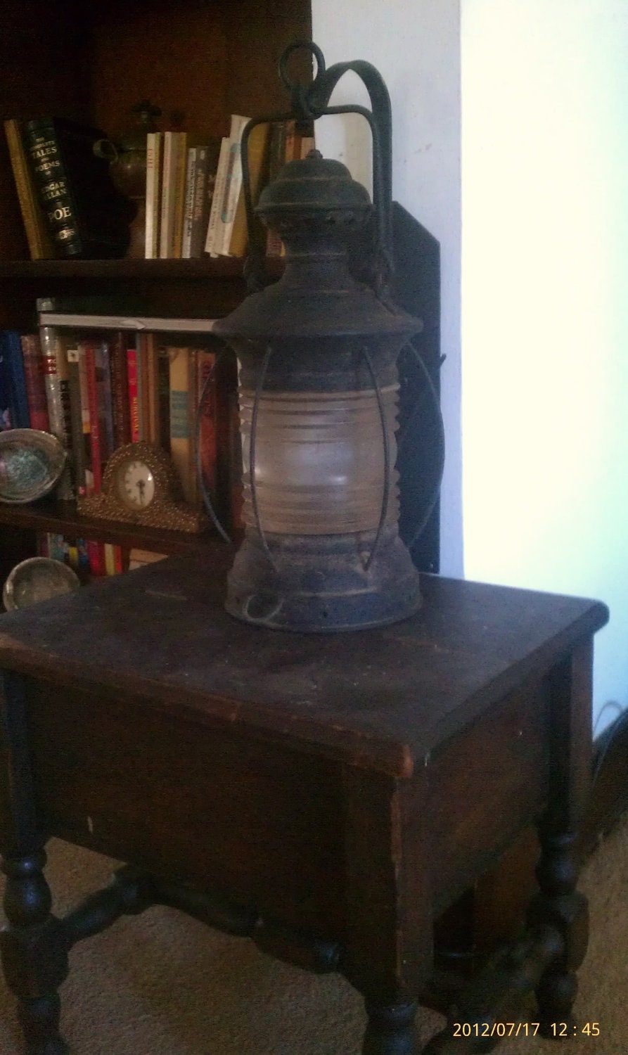 Glass Globe Lantern with mounting bracket