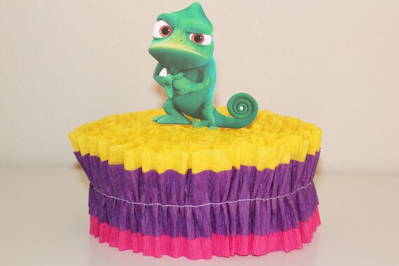 Tangled Crepe Paper Ruffled Party Streamers - 20 feet - Yellow, Purple, Hot Pink - Birthday, Decoration, Backdrop, Movie, Rapunzel, Princess Il_570xn