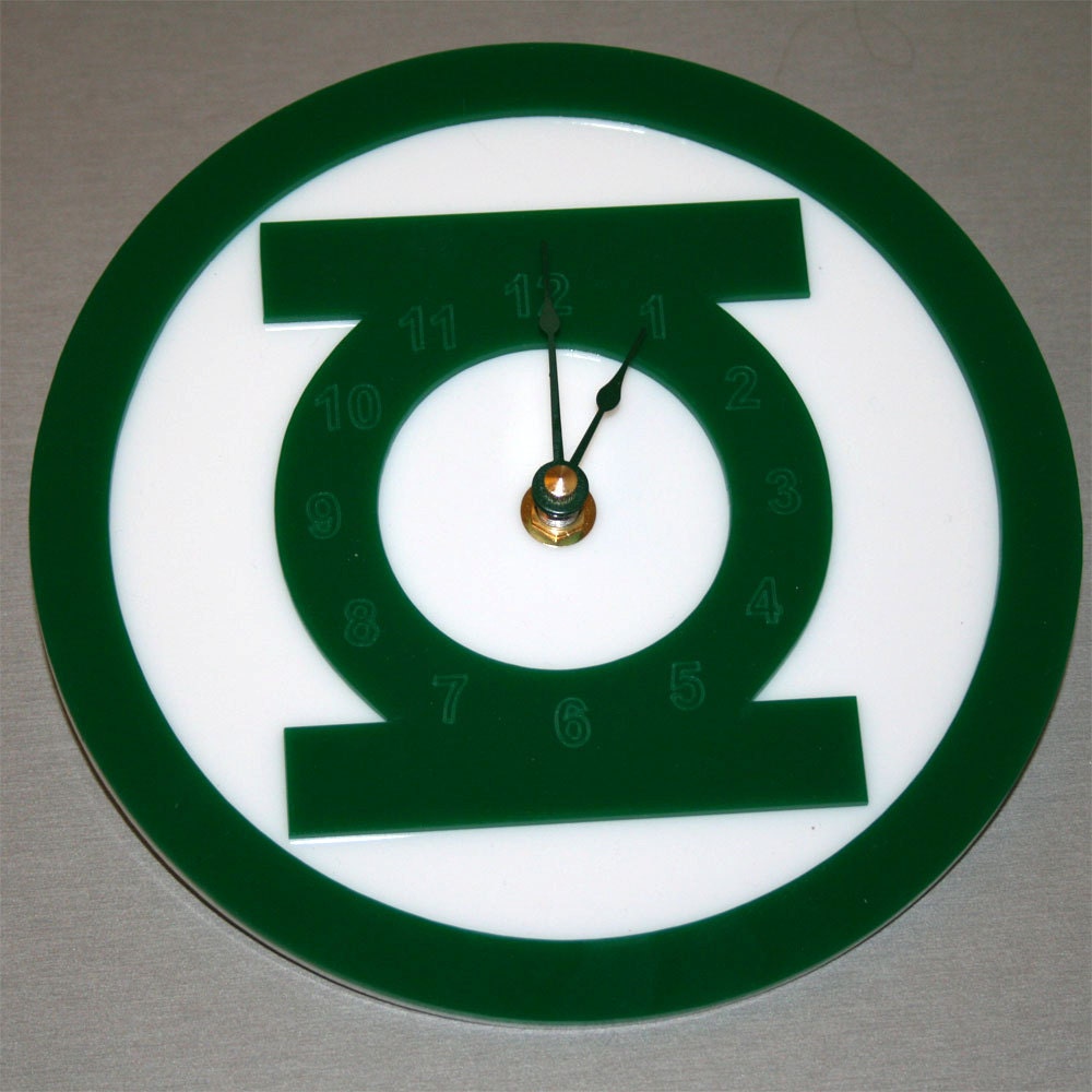 Green Latern Clock