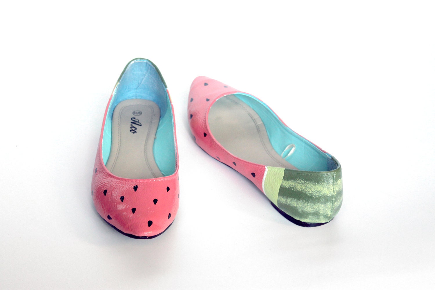 Watermelon Ballet Flats