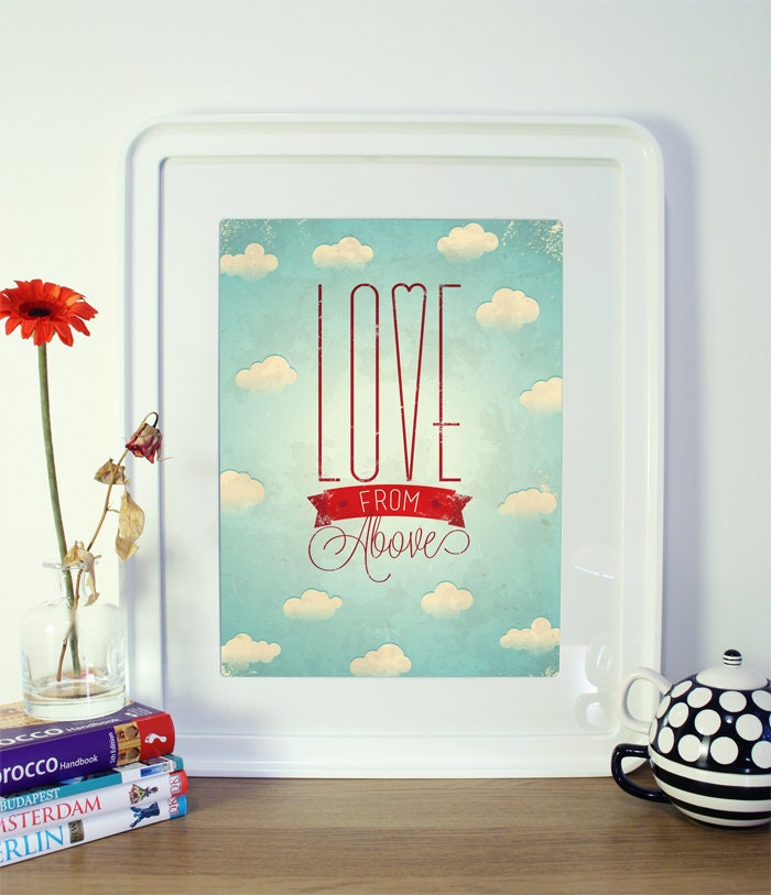 Love From Above - A3 Poster