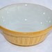 Classic Yellow English Large Mixing Bowl - Stoneware