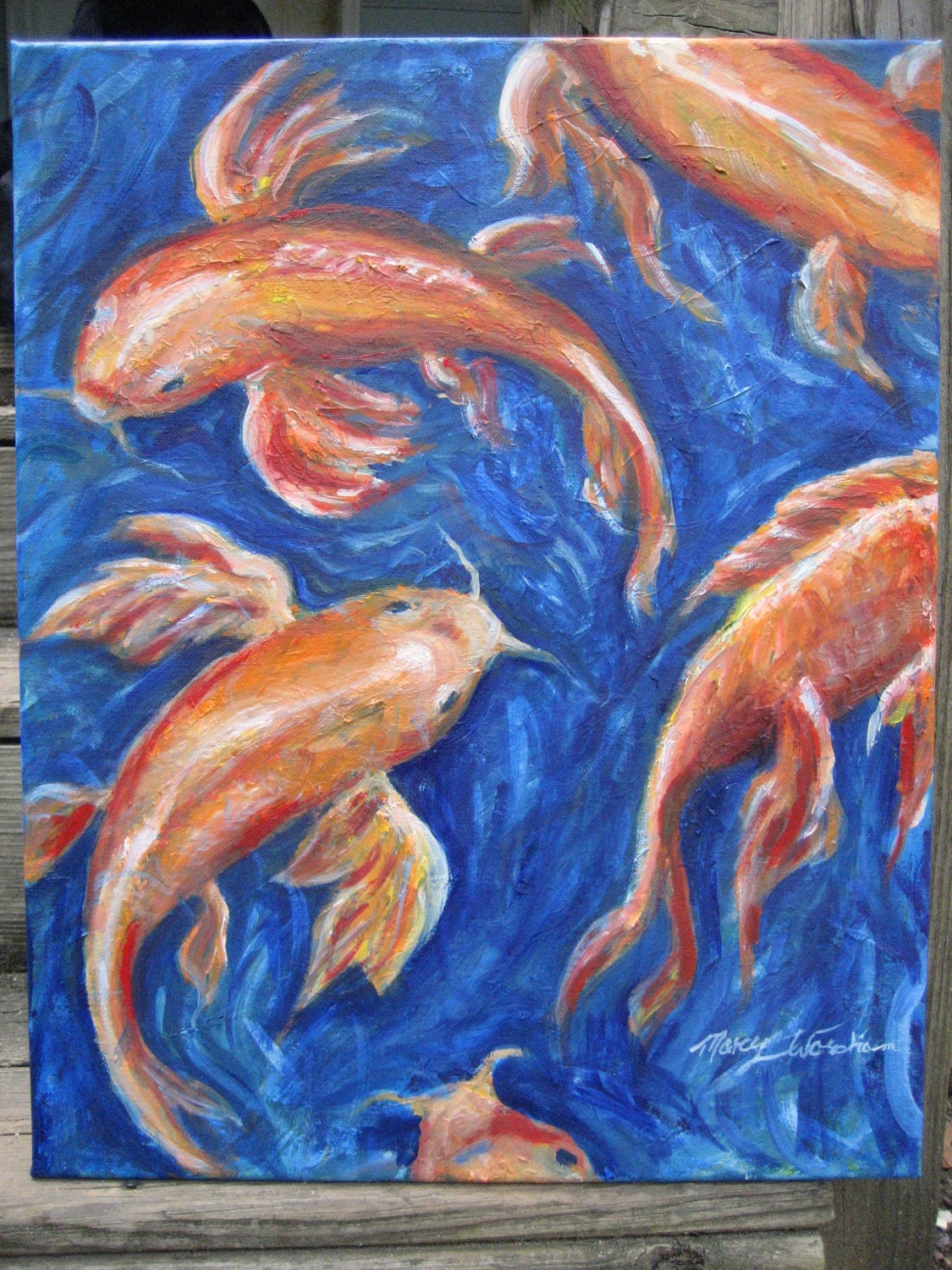 Oil Painting Fish