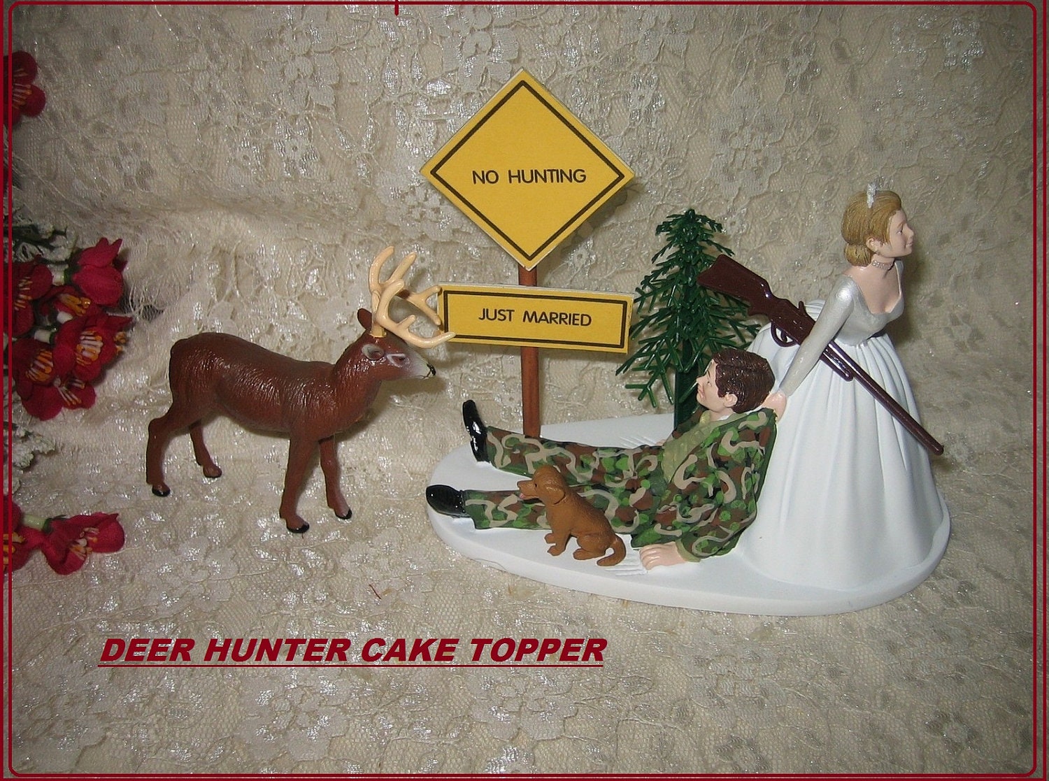 gun cake toppers