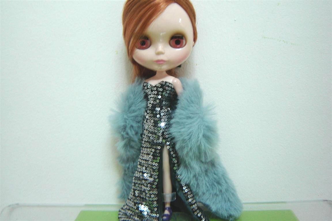 DESYSHOP Blythe SILVER dress GALA dinner style