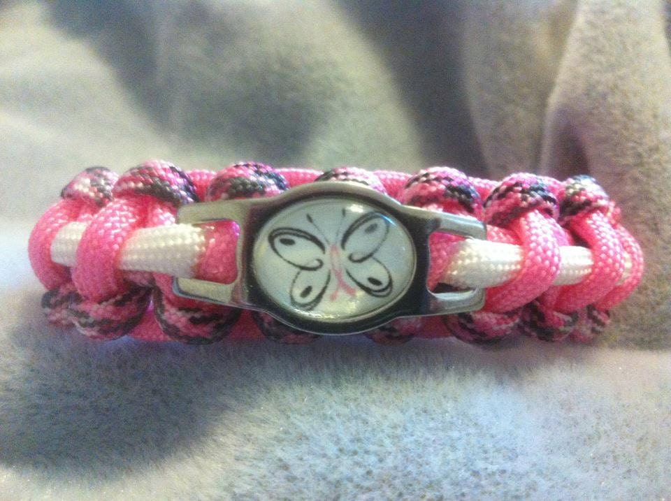 items-similar-to-breast-cancer-awareness-paracord-bracelet-with