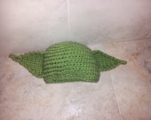 Handmade Yoda Beanie for Babies