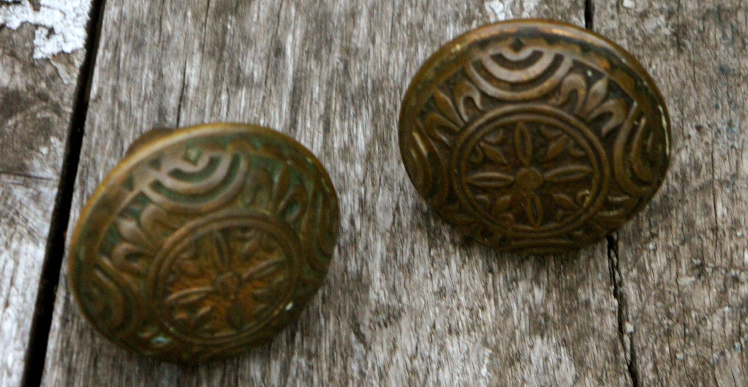 antique brass door knobs