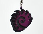 Starcraft Zerg Emblem Keychain