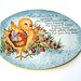 Vintage 1920s Easter Card- Baby Chick PAPER DOLL with Clothes- Unique and Rare