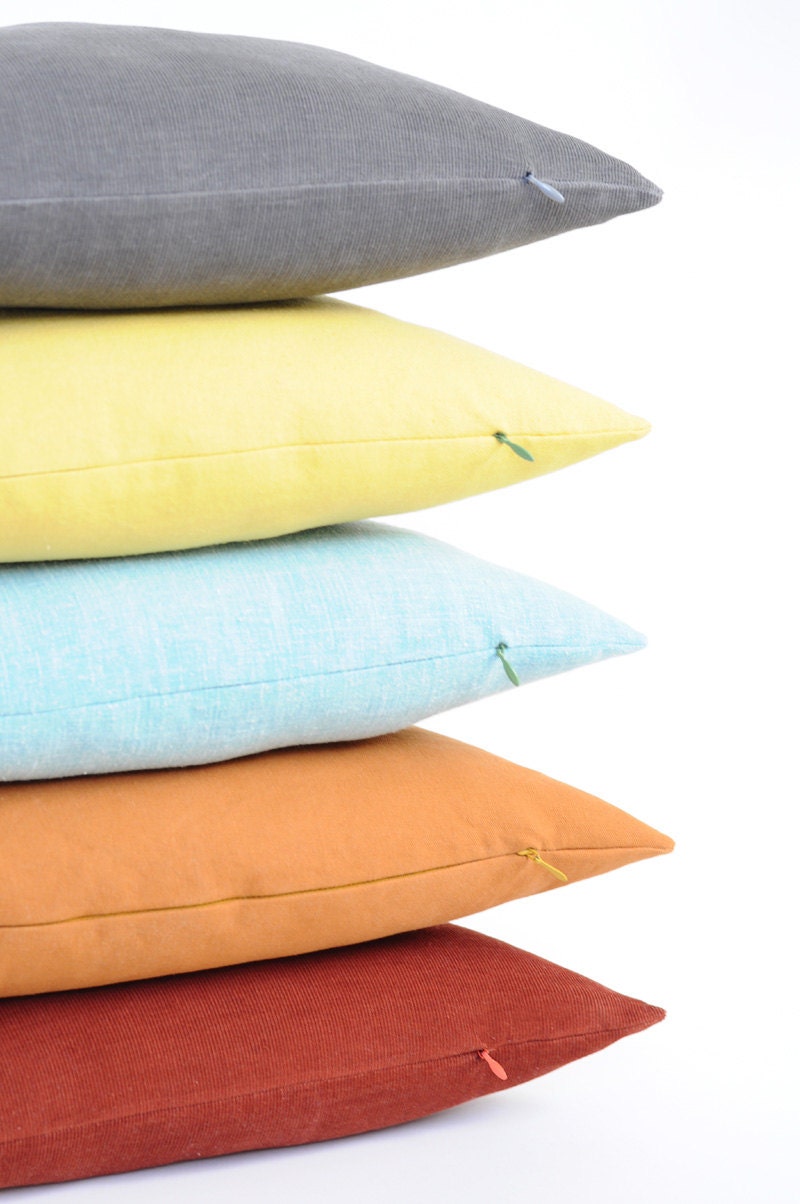 Triangle Pillow - AQUA BLUE