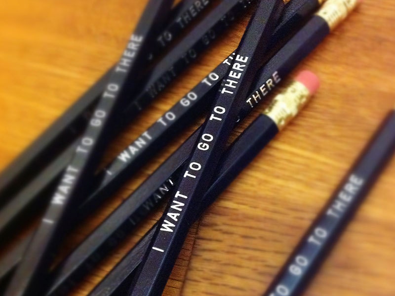 I Want to Go to There Pencil 6 Pack Dark Purple