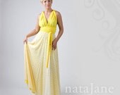 Vintage inspired Coda wrap dress with lace skirt, max length