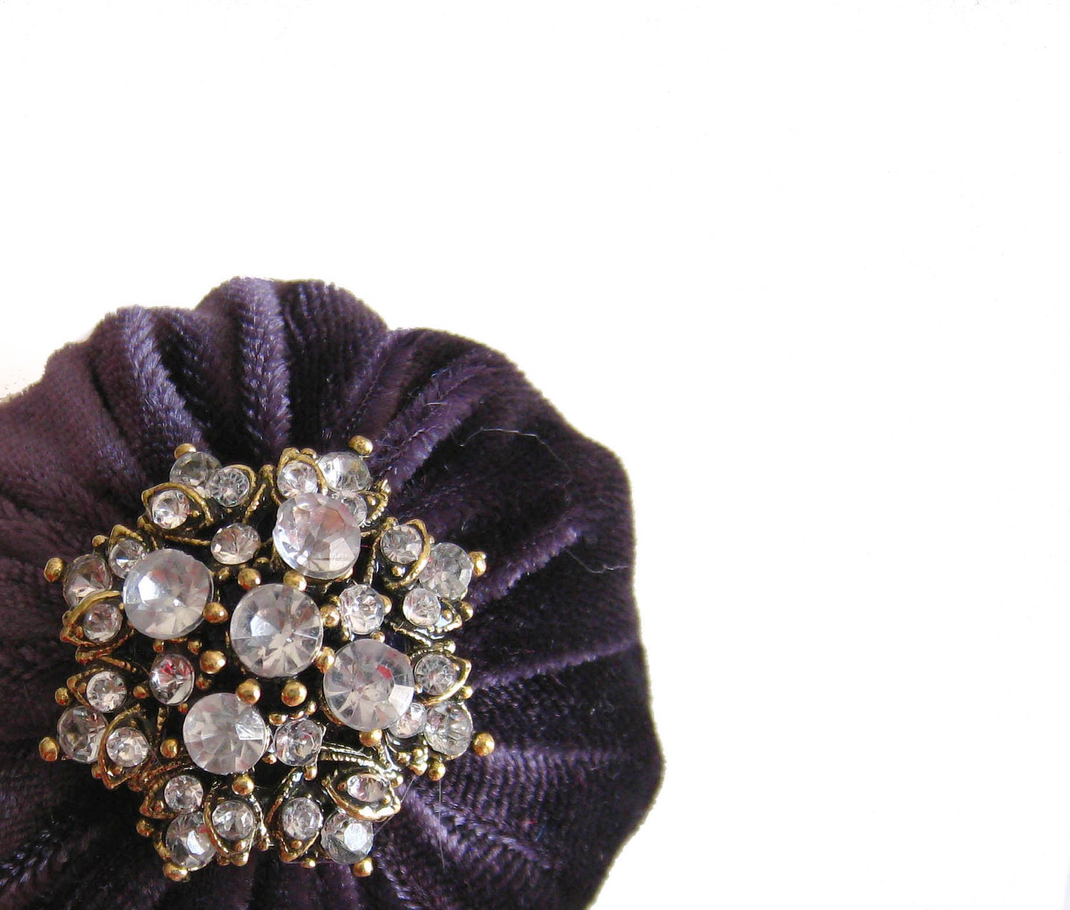 Violet Blue Emery Pincushion