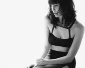 Black Bamboo 'Lola' Bralette Cage Frame Top