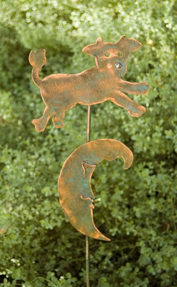 metal cow garden ornaments