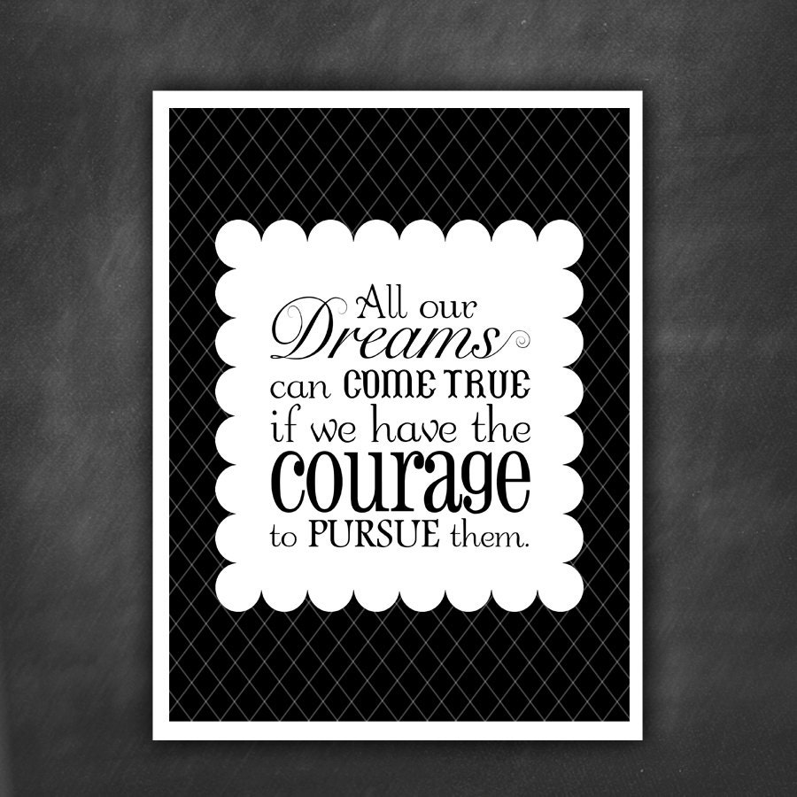 Walt Disney Quote - 4x6 Print