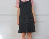 SALE Vintage Check Schoolgirl Jumper