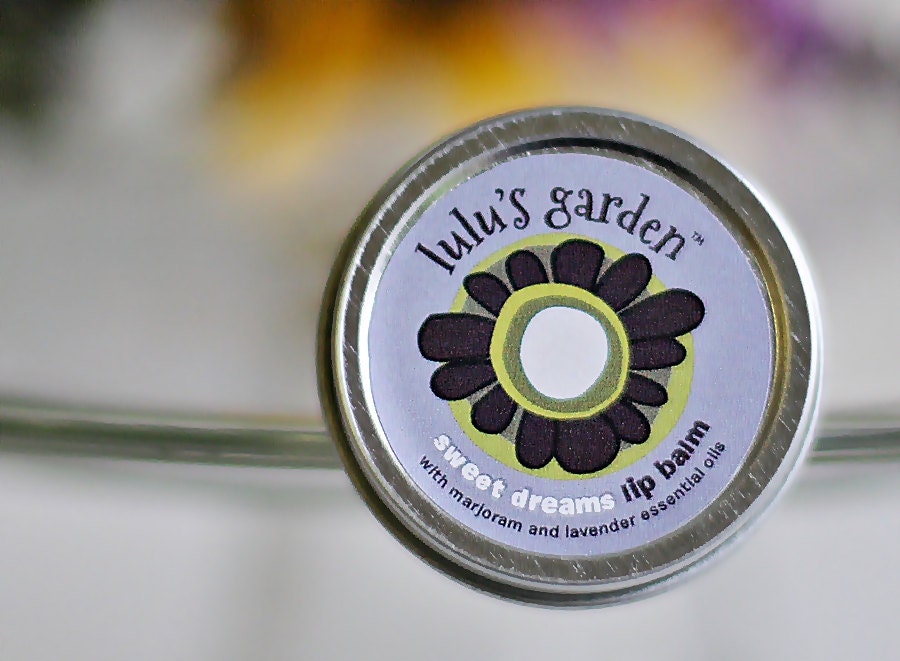 Lip Balm. Sweet Dreams. Aromatherapy, All Natural Lip Balm, Handmade Lip Balm, Lavender, Beeswax, Cocoa Butter, Soothing Lip Balm