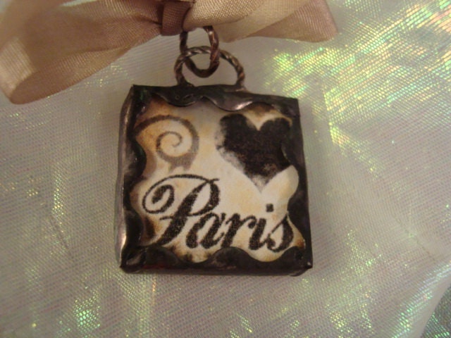 PARIS PENDANT - Soldered Art Glass