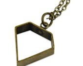 Poor Mans Diamond Necklace  - Gwen Delicious Jewelry Designs