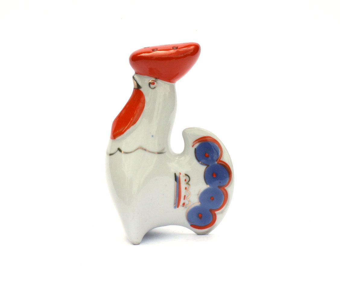 Vintage Porcelain cock - muffineer