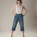 Vintage 1950s Denim Jeans Pants Pedal Pushers Rockabilly Fashions