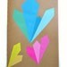 Neon Notebook, Back to School - 18 Page Diary - Lime, Pink, Orange, Cream - Color Page Journal, Geometric, Earthy, Burst, Shapes, Diamond