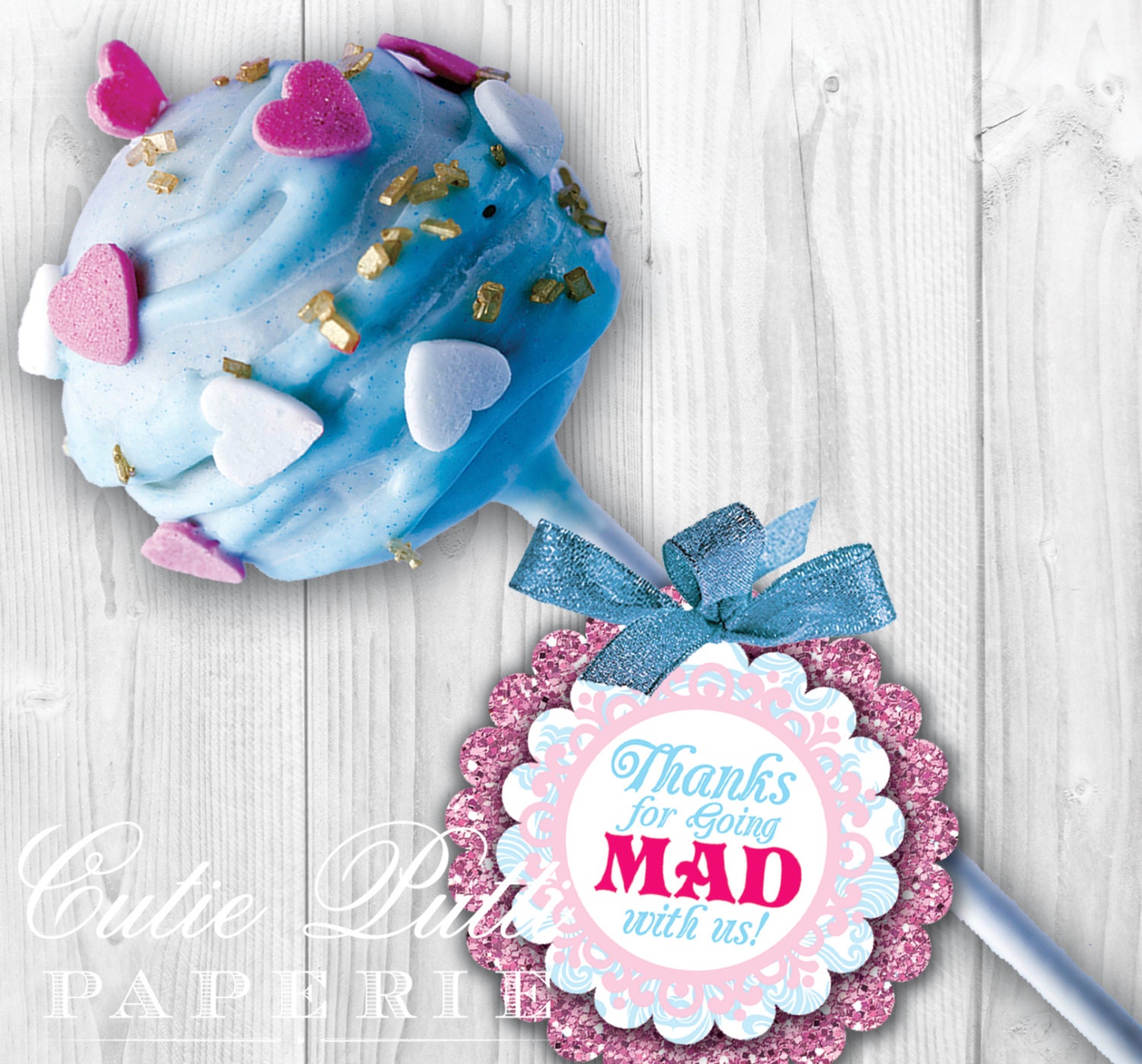 Alice in Wonderland Party, Mad Hatter Tea Party - 2inch PRINTABLE FAVOR TAGS - Cutie Putti Paperie Il_170x135