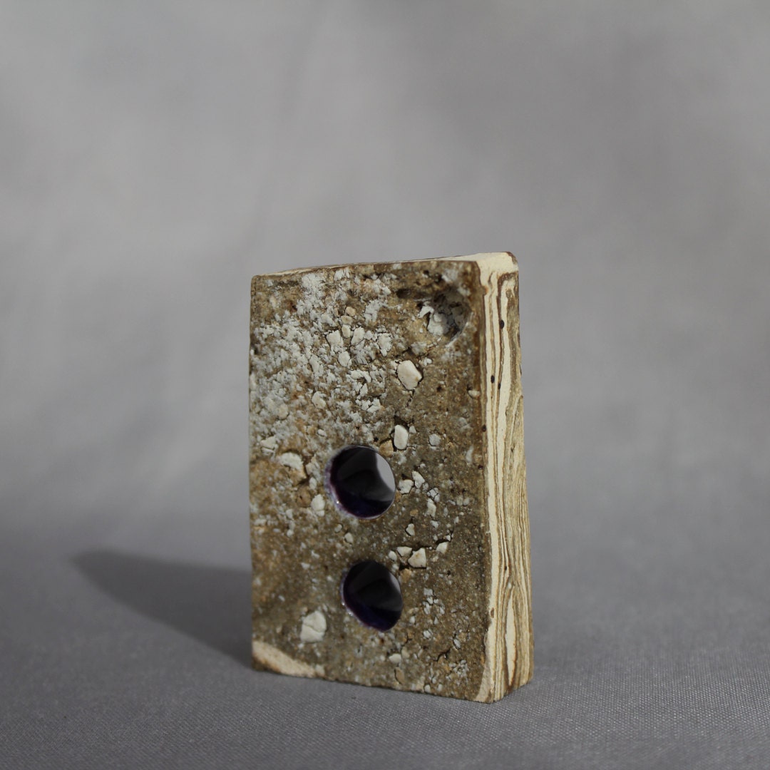 Ceramic Miniature Monolith Sculpture II by highbrowlowbrow on Etsy