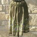 Green Mini Skirt: Bohemian Skirt, Short Olive Army Khaki Flowy Indian Gypsy Skirt or Boho Floral Cover Up