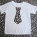 Paisley Tie Applique Onesie or Toddler T-Shirt