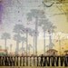 Huntington Beach Summers & HB LoveCalifornia Nautical Map Pier Fusion Paintographic Art Print