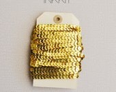 gold sequin ribbon (5 yards)