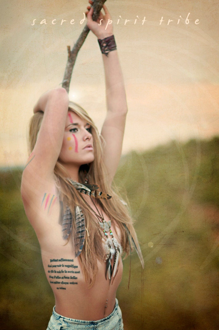 stone eagle... feather necklace