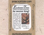 PREORDER, JULY ONLY The Sweetest Thing - Enchanted Times Mini 1 Month Subscription - miniature newspaper, Hansel & Gretel fairy tale
