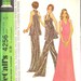 McCalls Dress/Lounging Pajamas Pattern 4256 Vintage UNCUT  size 14 FREE SHIPPING