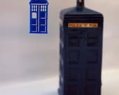 DR Doctor Who Tardis Acrylic Plastic Necklace Charm