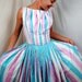 Vintage 1950's Candy Stripe Party Dress