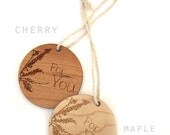 Wooden Gift Tags - Laser Cut Wooden For You Gift Tags