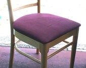 Retro 1950s Vintage Mid Century Danish Modern Blonde Wood Bentwood Side Dining Chair