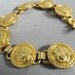 Gianni Versace, Vintage, Gold Toned, MEDUSA Heads, Link, bracelet, 80s at HauteDecades on Etsy