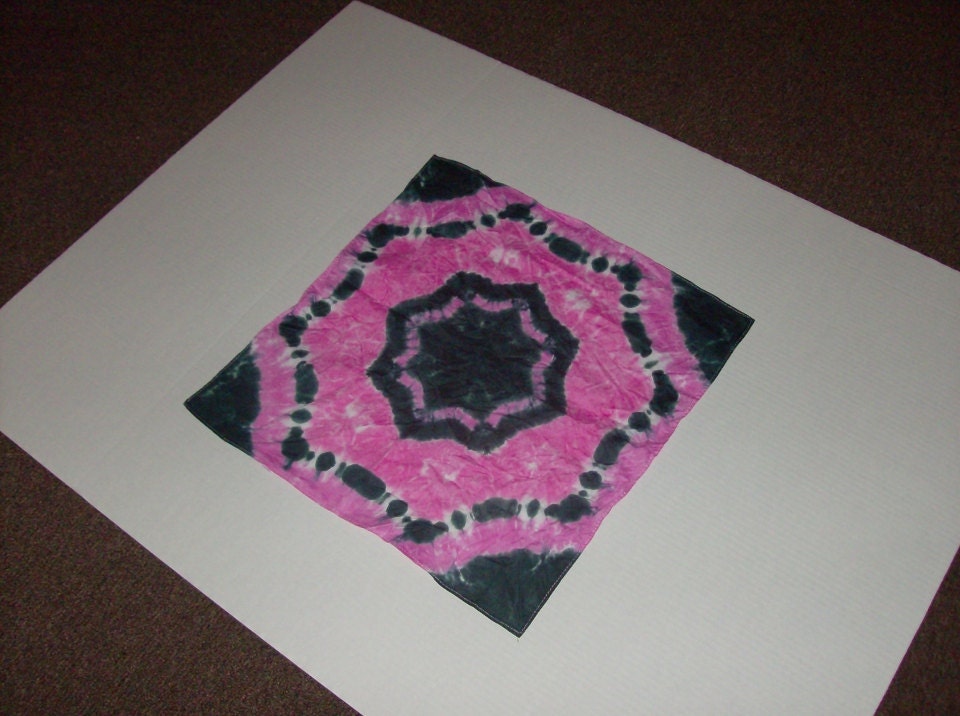Black & Pink Mandala Bandana