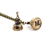 Wax Seal Initial Necklace