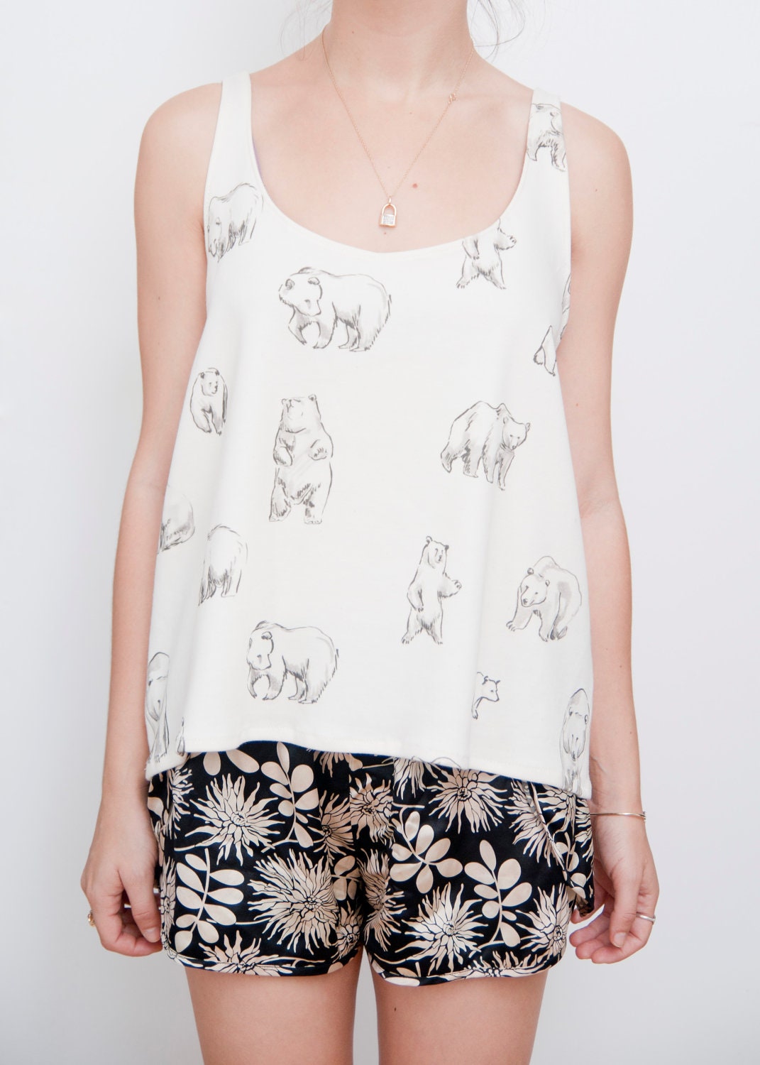 Bears Print Tank