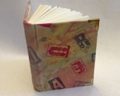 Handbound Suede Alphabet Leather Journal With Fine Writing Paper