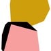 Abstract Art Print by Ashley G - Quite a Pair