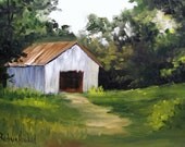 Old Gray Barn  Landscape Studio Clearance Barbara Haviland EBSQ team